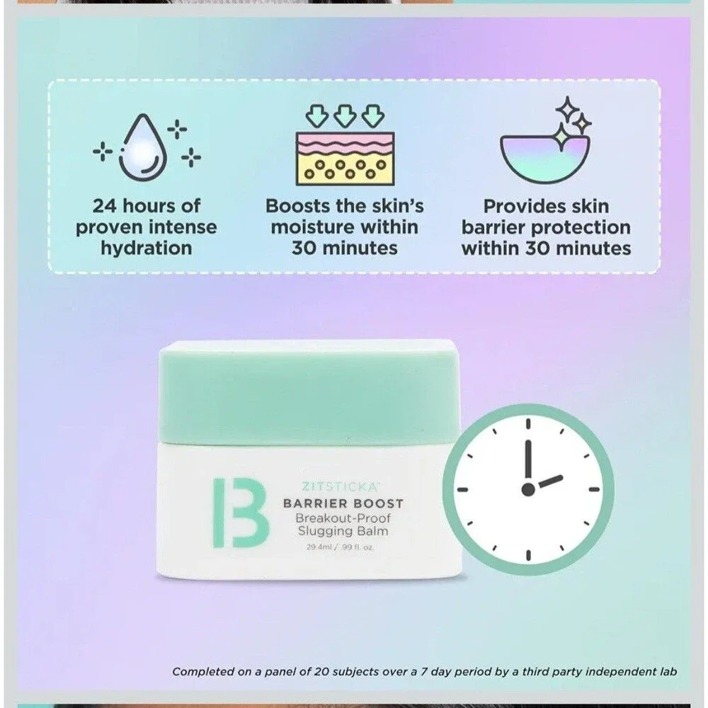 Zitsticka Barrier Boost Breakout Proof Slugging Balm night Face Cream Dry Skin
